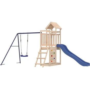 Dětské hřiště Shumee Dětské hřiště na zahradu 375 × 186 × 214 cm, masivní borové dřevo