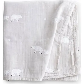 látková plena bonjourbébé Mušelínová plena 120 × 120 cm, Folaris Grey