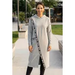 Dámská mikina KIXMI PAIGE SVĚTLE ŠEDÝ MELÍR S