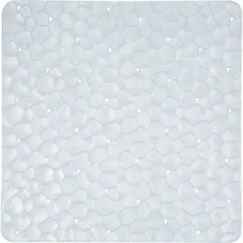 Protiskluzová podložka Spirella protiskluzová podložka do sprchy Bionic, průhledná, 55 × 55 cm