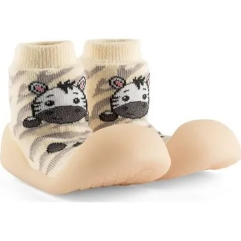 Capáčky Chameleon Ponožkové botičky Zebra vel. 125