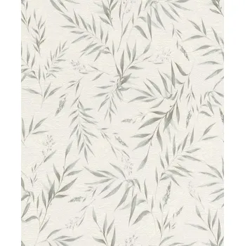 Tapeta RASCH | Vliesová tapeta na zeď My Moments 320718 | 0,53 x 10,05 m | bílá, zelená + Bílá, zelená vliesová tapeta na stěnu 320718 v rozměru 0,53 x 10,05 m