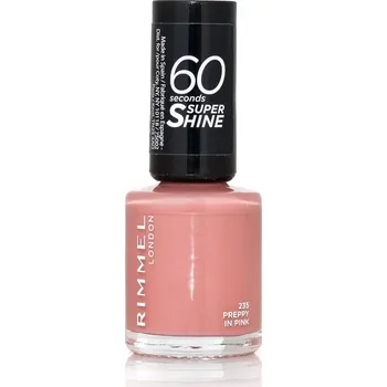 Přípravek na nehty RIMMEL LONDON 60 seconds 235 Preppy in Pink 8 ml