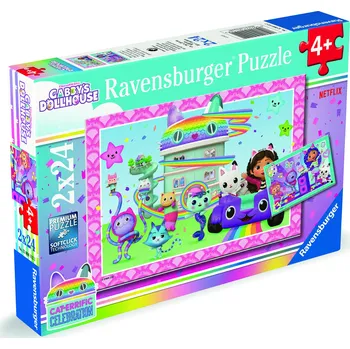 Puzzle Ravensburger 120041122 Gábinin kouzelný domek 2 × 24 dílků