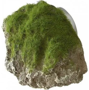 Dekorace do akvária Ebi Aqua Della mechem zarostlý kámen s přísavkami S 12 × 9,5 × 10,5 cm