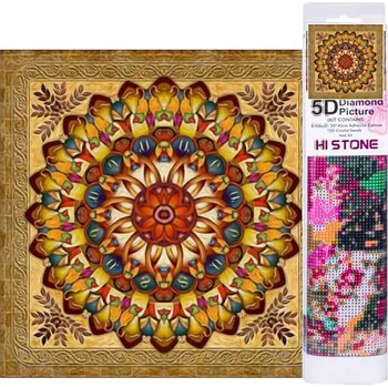 Obraz Diamantová Výšivka 7D, Mandala diamantová mozaika obr
