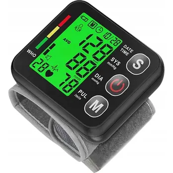 IP kamera Tonometr s Hlasovými Oznámeními, Detekcí Arytmie, Paměť 2x99 Měření BPM