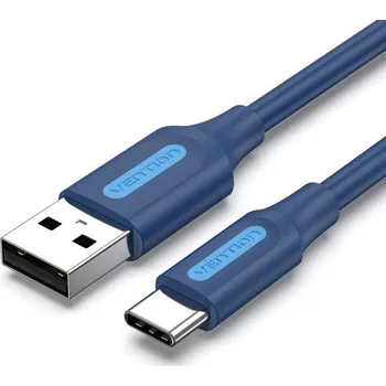 Datový kabel Vention USB 2.0 to USB-C 3A Cable 1.5M Deep Blue