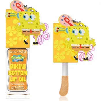 Přípravek na rty Wet n Wild SpongeBob SquarePants Bikini Bottom Lip Oil tónovací olej na rty s chladivým účinkem odstín I'm Ready! 7.11 ml