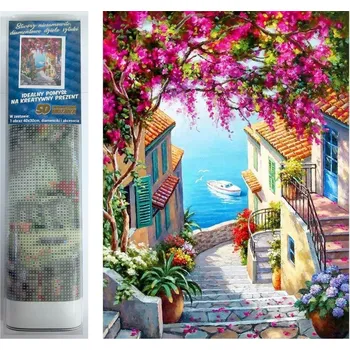 Diamantové malování Norimpex Schody nad mořem 30 × 40 cm