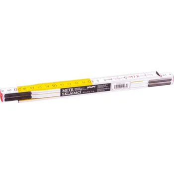 metr Metr skládací 1m bílo-žlutý