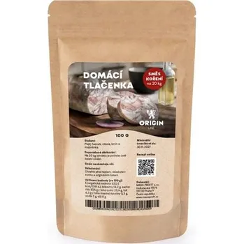 Koření Origin Line Kořenicí směs bez soli Domácí tlačenka 100 g na 20 kg díla