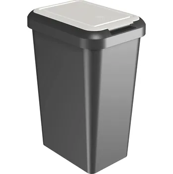 Odpadkový koš Tontarelli Odpadkový koš Touch & Lift 25L bílá/černá