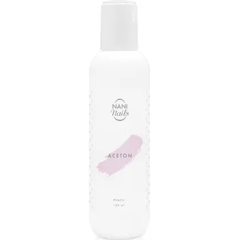 Odlakovač nehtů NANINAILS Aceton Peach 100 ml