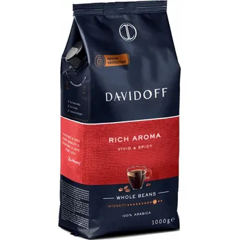 Káva Davidoff Café Rich Aroma zrnková káva 1 kg je volba pro zákazníky, kteří chtějí „jistou“ aromatickou kávu s elegantním projevem – plnou vůní, vyváženou chutí a příjemně krémovým dojmem v šálku. Název Rich Aroma není o surové síle, ale o tom, že káva voní 