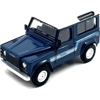 autíčko Mini GT Land Rover Defender 90 County Wagon - Stratos Blue - 1:64