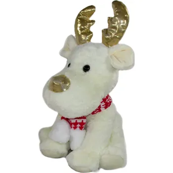 plyšák Vizopol Sobík vánoční bílý 30 cm