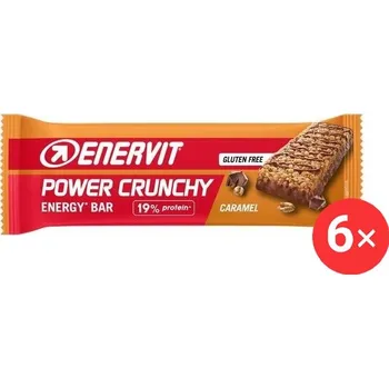 Sport Enervit Power Crunchy Bar 6 x 40 g, karamel