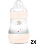 MAM lahev anti-colic 160 ml dbl pack béžová