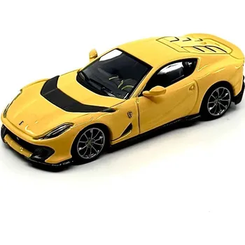 autíčko BBR Ferrari 812 Giallo Modena Competitizone 2021, yellow 1:64