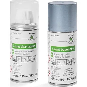 Auto-moto Škoda lakový sprej, šedá stone metalíza