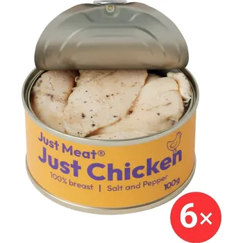 Just Meat Just Chicken 6 x 100 g salt and pepper