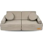 Flumi Modulární pěnová pohovka, béžový manšestr