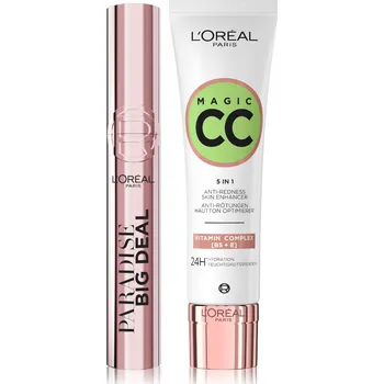 Kosmetická sada L'ORÉAL PARIS Paradise Big Deal, Magic CC Cream Set 39,9 ml