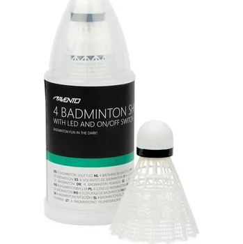 Badmintonový košíček AVENTO Multipack 3ks LED Shuttles 4, tuba 4 ks