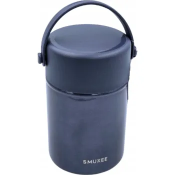 Termoska Smukee Termoska na polévku 500 ml velká tmavě modrá s lžící