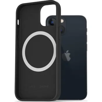Pouzdro na mobilní telefon AlzaGuard Silicone Case Compatible with Magsafe pro iPhone 13 Mini černý