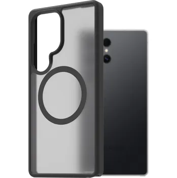 Pouzdro na mobilní telefon AlzaGuard Matte Case Compatible with Magsafe pro Samsung Galaxy S25 Ultra 5G černý