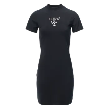 Dámské šaty Dámské Šaty GUESS COLETTE JERSEY DRESS V4YK02KCDH1-FJ8N – Černá S