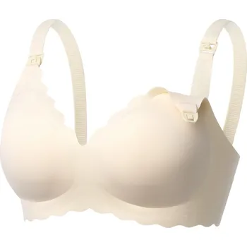 Těhotenské spodní prádlo Momcozy YN46 Seamless Support Floral Bra Skin XL