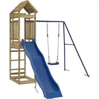 Dětské hřiště Shumee Dětské hřiště na zahradu 249 × 335 × 238 cm, impregnované borové dřevo