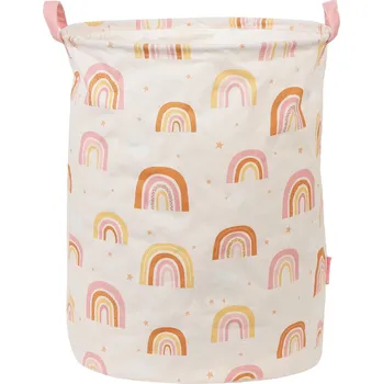 Úložný box A Little Lovely Company Úložný koš na hračky - duha