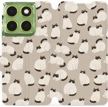 Mobiwear Flip pouzdro pro Motorola Moto G06 power kočičáci