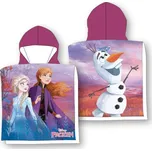 FARO Dětské pončo Ledové Království Anna Elsa Olaf 55/110 cm