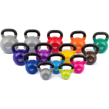 TRINFIT Kettlebell kovový vinyl varianta 4 kg