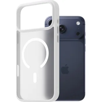 Pouzdro na mobilní telefon AlzaGuard Matte Case Compatible with Magsafe pro iPhone 17 Pro Max bílý