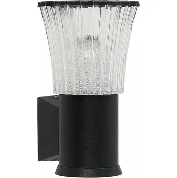 Žárovka Luxera Prezent Avento LED 5 W IP54, venkovní nástěnné svítidlo, černé