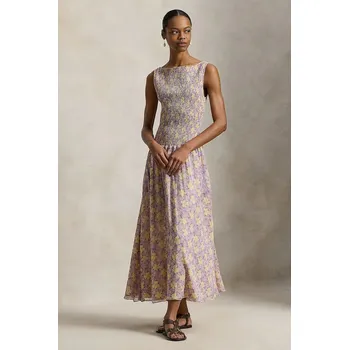 Dámské šaty Šaty Polo Ralph Lauren 211A96345 žlutá 10X, vel. M