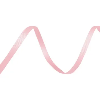 Stuha Rypsová stuha / poutko šíře 5 mm, velké, 9 (08) růžová nejsv.