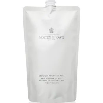 Sprchový gel Molton Brown Rhubarb & Rose sprchový a koupelový gel – náhradní náplň 400 ml