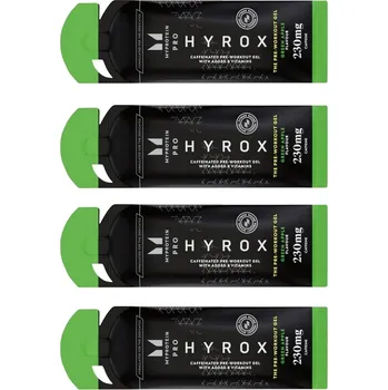 Anabolizér MyProtein Hyrox the Pre Workout Gel 4 x 48 g zelené jablko