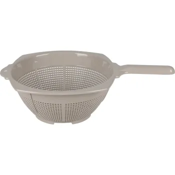 Cedník a síto DOCHTMANN Cedník s rukojetí plastový 38 cm béžový