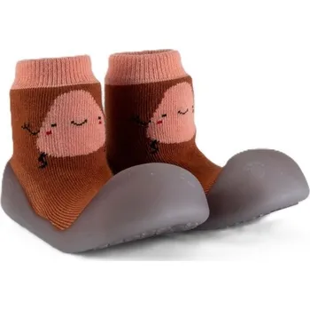 Capáčky Chameleon Ponožkové botičky Brown Potato vel. 135