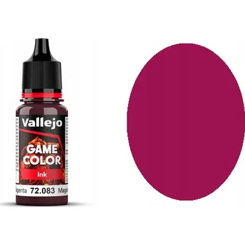 Modelářská barva VALLEJO GAME COLOR - 72083 Magenta Ink 18ml - Purpurový inkoust 18 ml