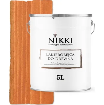 barva a nátěr na dřevo LAKYROLAK NA DŘEVO 3V1 EXTRA LAZURA TEAK POLOMAT 5L OCHRANA UV