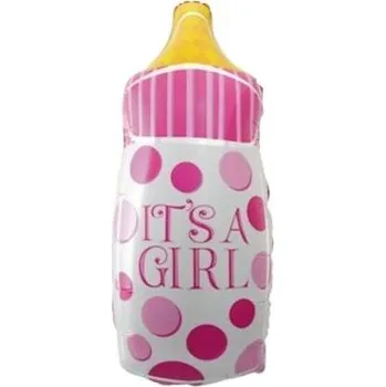 Balónek Balón foliový dětská láhev holka 80 cm